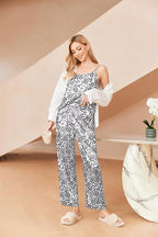 Ekouaer Women Silk Satin Pajamas Sleeveless Pjs Set 2 Piece Summer Loungewear Sleepwear with Pockets S-XXL