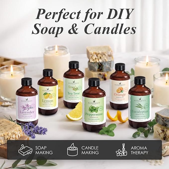 Handcraft Blends Vanilla Essential Oil – 1 Fl Oz – Pure and Natural Mix – Premium Grade Essential Oil for Diffuser and Aromatherapy, Skin, Massage, Candle and Soap Making Fragrance