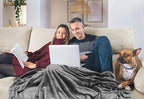 Utopia Bedding Grey 300GSM Fleece Blanket (King Size - 90x102 Inch) Luxury Soft Bed Blanket (Bulk Pack of 9)