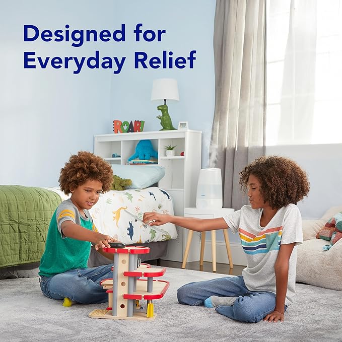 Vicks FilterFree Plus Cool Mist Plus Humidifier (VUL565), Medium Room –Filter-Free Cool Mist Humidifier for Baby, Kids and Adult Rooms, Works with Vicks VapoPads