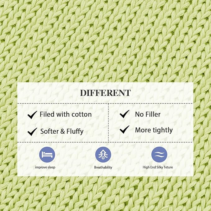 L'AGRATY Knitted Weighted Blanket - 50"x60" 7lbs Cooling Chunky Knit Heavy Blanket for Adults Braided Crochet Throw Thick Cable Yarn Knit Decorative No Beads Evenly Weighted Machine Washable