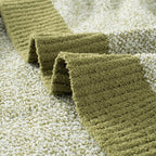 Carriediosa Heather Throw Blanket 60" X 80" Twin, 400GSM Ultra Soft Microfiber Fuzzy Fluffy Reversible Knitted Blankets Cozy Plush Lightweight and Warm Fall Throws for Couch, Bed, Sofa, Olive Green