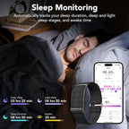 Health Activity Fitness Trackers, 2025 Wearable Smart Bracelet, 120+ Sport Modes Smart Band, All-Day Continuous Heart Rate Blood Pressure Stress HRV Monitor, 24H Sleep Tracker with Free App