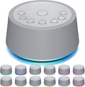SoundLegend Sleep White Noise Sound Machines 32-Level Volume 30 Sounds 12 Colors Light 5 Timers Adjustable Light Brightness Compact for Everyone Travel Gift Memory Function