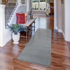 Andecor Shag Runner Rug for Bedroom Living Room, 2x6 Grey Washable Fluffy Hallway Runner Area Rugs for Kitchen Boys Girls Kids Room Home Decorations Carpet