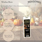 McCall’s Candles | Witches Brew | Scented Wax Melt | Black Licorice, Clove & Mysterious Spice | 6-Piece Break-Apart Bar | 12–24 Hours Per Wedge | Poured in the USA | 5.5 oz