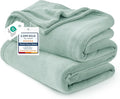 Bedsure GentleSoft Bedding Fleece Blanket for Girls and Boys - Soft Cozy Cute Small Throw Blankets for Travel, 43x55 Inches, Sage Green