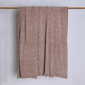 Best Home Fashion Super Soft Luxe Sheen Chenille Throw Blanket, Warm and Cozy Knitted Decorative Blanket for Sofa, Couch and Bed All Seasons 60 x 80 Inches- Dusty Rose