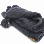 XMWEALTHY Newborn Baby Wrap Swaddle Blanket Knit Sleeping Bag Receiving Blankets Stroller Wrap for Baby Grey 0-6 Month