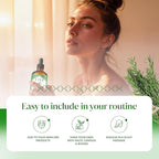 Siva Rosemary Essential Oil - 4 Fl Oz – 100% Natural Rosemary Oil - for Diffuser, Face, Skin Care, Aromatherapy, Hair Care, Scalp and Body Massage - with Dropper