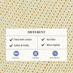 L'AGRATY Knitted Weighted Blanket - 60"x80" 15lbs Cooling Chunky Knit Heavy Blanket for Adults Braided Crochet Throw Thick Cable Yarn Knit Decorative No Beads Evenly Weighted Machine Washable
