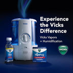 Vicks CoolRelief Cool Mist Humidifier Small to Medium Room Vaporizer for Baby, Kids, Adults, 1.2 Gal