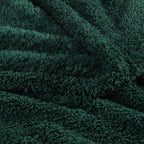Exclusivo Mezcla Fleece Forest Green Throw Blanket for Couch Sofa, Ultra Soft, Lightweight and Fluffy Blankets for Women, All Season, 50x60 Inches