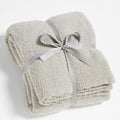 CYMULA Super Soft Knit Throw Blanket Twin Size Light Grey-Lightweight Plush Fuzzy Fluffy Warm Cozy Blankets and Throws for Sofa Bed All Season Use, 60x80 inches