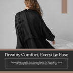 Lunya Washable Silk Robes for Women – Lightweight Short Robes with Pockets, Removable Belt & Interior Tie – Multiple Colors