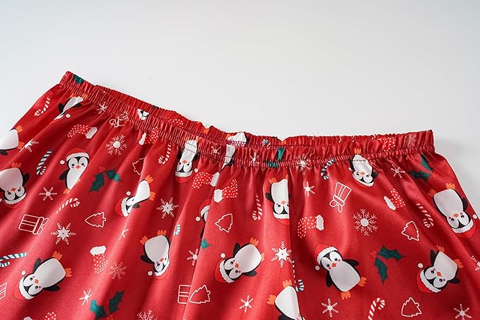 Vozanet Women's Short Sleeve Satin Pajama Sets Silky Ladies Button Down Loungewear Plus Size Nighty Shorts Sets XL to 5XL
