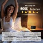 Kipcush White Noise Machine with Night Light – Nursery Sound Machine with Soft Non-Glare Lamp, 30 Soothing Sounds, 8 Color Lights, Up to 8-Hour Timer for Baby & Adults