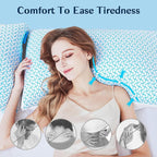 SUPA MODERN Shredded Memory Foam Pillows Queen Size Set of 1, Cooling Bed Pillow for Sleeping for Hot Sleepers, Adjustable Pilllows for Side Back and Stomach Sleepers, Neck & Shoulder Comfort Support