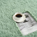 Sage Green Area Rugs 5x8 Feet Rug for Bedroom Living Room, Cute Indoor Shaggy Carpets, Plush Soft Rug for Kids Room, Fluffy Rugs for Girls Boys Nursery Room Home Decor