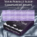 SLEEP SANCTUARY Satin Sheets Full Size – 4 Piece Luxury Silky Bed Set, Softer Than Silk, 15" Deep Pocket, Cooling & Wrinkle-Free, Moisture-Wicking & Breathable for Hair & Skin (Baby Blue)
