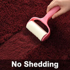 Deerhoo Large Shag Area Rugs 5 x 8, Plush Fuzzy Rugs for Living Room, Ultra Soft Fluffy Furry Rug for Bedroom, Indoor Carpet Nursery Rugs for Kids Room Home Decor, Burgundy