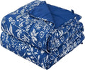 yescool King Size Weighted Blanket for Adults (20 lbs, 80” x 87”, Indigo) Cooling Heavy Blanket for Sleeping Perfect for 190-210 lbs, Breathable Blanket for Adults & Couple All Season