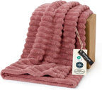 Bedsure GentleSoft Brick Dust Fleece Throw Blanket for Couch - Cozy Soft Blankets for Women, Cute Small Throws for Girls, 50x60 Inches