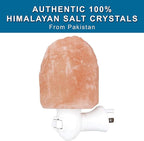 Himalayan Rock Salt Lamp Night Light Natural Hand Carved Pure Authentic Pink Salt Crystals from Pakistan use in Bedroom Family Room Hallway Office by My Perfect Nights