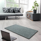 Keeko Soft 2x4 Small Runner Rug, Bedside Rugs for Bedroom Indoor Runner Hallway Carpets Non Slip Living Room Area Throw Rugs Memory Foam Laundry Room Rug for Teen Kids Boys Dorm Room Decor Grey