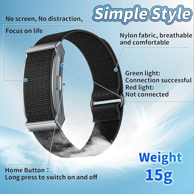 Smart Bracelet for Men Women, Fitness Tracker with Free App, 24/7 Auto Heart Rate/SpO2 Monitor, Sleep Stress Tracking Smart Health Wristband, 120+ Sports Modes with Extended Armband, IP68 Waterproof