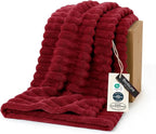 Bedsure GentleSoft Scarlet Sage Fleece Blanket for Couch - Cozy Soft Blankets for Women, Cute Small Throws for Girls, 50x70 Inches