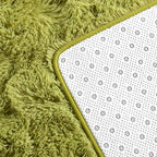 Deerhoo Shag Area Rug, 4 X 6 Plush Fuzzy Rugs for Living Room, Ultra Soft Fluffy Furry Rug for Bedroom, Indoor Carpet Nursery Rugs for Kids Room Home Decor, Green