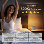 Kipcush White Noise Machine with Night Light – Nursery Sound Machine with Soft Non-Glare Lamp, 30 Soothing Sounds, 8 Color Lights, Up to 8-Hour Timer for Baby & Adults