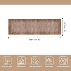 3x10 ft Hallway Runner Rug – Non-Slip Washable Solid Long Carpet Runner for Kitchen, Indoor Entryway & Bathroom, Modern Neutral Low Pile Wide Floor Mat (Warm Taupe,3x10)