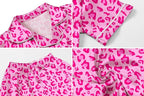 Umeyda Women & Girls Pajamas Set, Soft Satin Lightweight Silk Button-Down Top with Shorts 2 Piece PJS for Mom Boys Kids Gifts