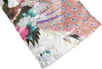 Valennia Women Long Silky Bathrobe Satin Kimono Robe Floral Printed Dressing Gown Sleepwear