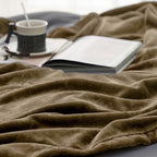 Bedsure GentleSoft Fleece Throw Blanket Camel - 300GSM Blankets for Couch, Sofa, Bed, Soft Lightweight Plush Cozy Throws for Toddlers, 50x60 inches
