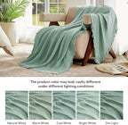 SOULFUL Muslin Throw Blanket with Tassels - Soft King Size Cotton Throw Blanket for Couch or Bed, Lightweight and Breathable Gauze for All Seasons, LightChampagne, 108" x 90"