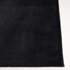 SAFAVIEH Washable Rug Faux Rabbit Fur Shag Collection - 8' x 10', Black, Slip Resistant & Easy Cleaning, Ideal for Living Room, Bedroom, Dining Space (FRF100Z)
