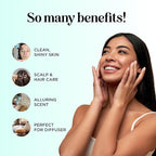 Pure Rosemary Essential Oil for Aromatherapy - Undiluted Rosemary Oil for Hair Skin and Nails - Rosemary Essential Oil for Diffusers Plus Hair Oil for Enhanced Shine Cleansing and Dry Scalp Treatment