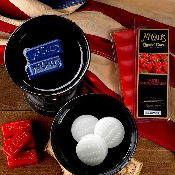 McCall’s Candles | Tuscan Sky | Scented Wax Melt | Amber, Musk, Citrus & Earthy Twilight | 6-Piece Break-Apart Bar | 12–24 Hours Per Wedge | Poured in the USA | 5.5 oz