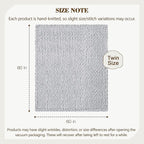 Carriediosa Chunky Knit Throw Blanket 60" X 80" Twin, 100% Hand Made Large Chenille Loop Yarn Soft Fluffy Throws for Couch Sofa Bed, Big Crochet Cozy Heavy Thick Cable Woven Blanket, Grey