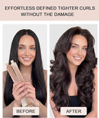 Littles Heatless Curls Overnight Rods Velvet Hair Curler to Sleep in No Heat Heatless Curling Iron Foam Sponge Flexi Rods Hair Rollers for Long Short Hair Care Styling Tools Brown