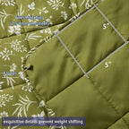 yescool Weighted Blanket for Adults (15 lbs, 60" x 80", Sage) Cooling Heavy Blanket for Sleeping Perfect for 140-160 lbs, Queen Size Breathable Blanket with Premium Glass Bead, Machine Washable