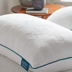 LUCID Premium Shredded Memory Foam Pillow, King Size, 2 Pack – Moldable Loft, Rayon from Bamboo Cover – Down Alternative – CertiPUR Certified