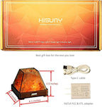 Touch Himalayan Salt Lamp with Smart Heating Essential Oil System, 6-Way Dimmable Mini USB LED Pink Natural Salt Rock Night Lamp for Home Decor Zen Gifts Salt Therapy Yoga Spa Meditation