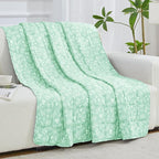 yescool Weighted Blanket for Adults (15 lbs, 48" x 72", Cyan) Cooling Heavy Blanket for Sleeping Perfect for 140-160 lbs, Twin Size Breathable Blanket with Premium Glass Bead, Machine Washable