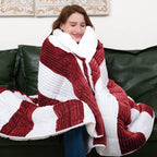 Sherpa Weighted Blanket for Adults 15lbs, 48"x72", Twin Full Size Fuzzy Heavy Throw Blanket for 120-160lbs, Microfiber Soft Thick Big Blankets Weighted Comforter Breathable Gift for Sleeping, Red