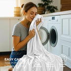 Pure Bedding Satin Sheets Twin [3-Piece, White] Hotel Luxury Silky Bed Sheets - Extra Soft 1800 Microfiber Sheet Set, Wrinkle, Fade, Deep Pocket Fitted Sheet, Flat Sheet, Pillow Cases