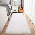 Noahas Cream White Runner Rug for Hallway,2'x6' Long Area Rugs for Bedroom Living Room,Non Slip Thick Shag Floor Carpet for Entryway Kitchen Dorm Nursery Bedside Kids Room